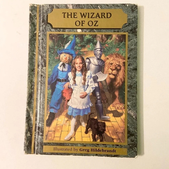 Vintage 1991 The Wizard of  Oz Illustrated By Greg Hildebrandt L Frank Baum - Picture 1 of 16